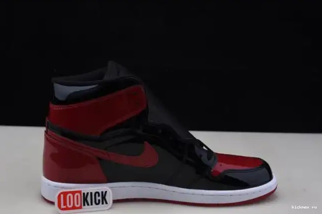Rep MAX High 1 Air Jordan Patent OG 555088-063 Bred 0531